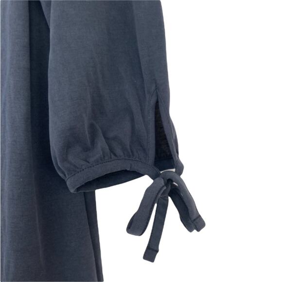 Splendid Gray Off the Shoulder Tie Sleeve Dress Sz XS - Picture 2 of 7